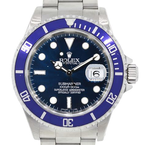 rolex submariner date 2000|rolex 16610 blue bezel.